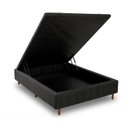 Ver imagem 2 de Box Kappesberg Baú Casal 138x188x30cm Preto