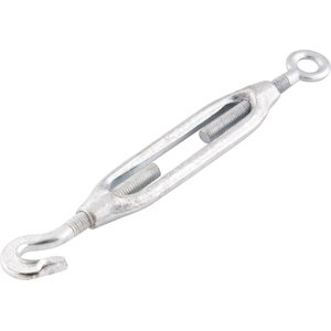 Esticador p/ cabo aço 3/8" gancho x olhal leve galv Vonder