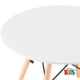 Kit Infantil - Mesa Eames Junior Branco + 1 Cadeira Eames Junior Branco - 9