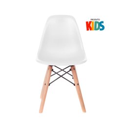 Kit Infantil - Mesa Eames Junior Branco + 1 Cadeira Eames Junior Branco - 3
