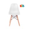 Kit Infantil - Mesa Eames Junior Branco + 1 Cadeira Eames Junior Branco - 3