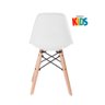 Kit Infantil - Mesa Eames Junior Branco + 1 Cadeira Eames Junior Branco - 5