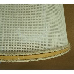 Lustre Pendente Luminária Madeira, Palha E Sisal  40 x 35 cm - 5