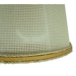 Lustre Pendente Luminária Madeira, Palha E Sisal  40 x 35 cm - 4