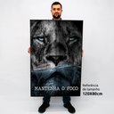Ver imagem 2 de Quadro Motivacional em Telas Canvas Mantenha o Foco TaColado Moldura Flutuante 4,5cm Preta 120 x 80c