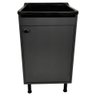 Tanque De Lavanderia 22 Litros Com Gabinete 100% MDF Cor:PretoCinza - 2