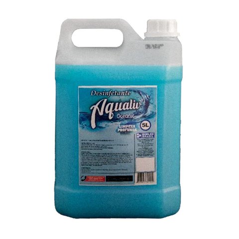 Desinfetante Aqualiv Plus Limpeza Profunda Aroma Oceanic 5l