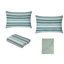 Ver imagem 6 de Jogo de Cama King Size Algodão 180 Fios 4 Peças Estampado