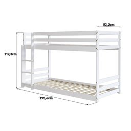 Beliche Solteiro em Madeira Maciça Helena - 3