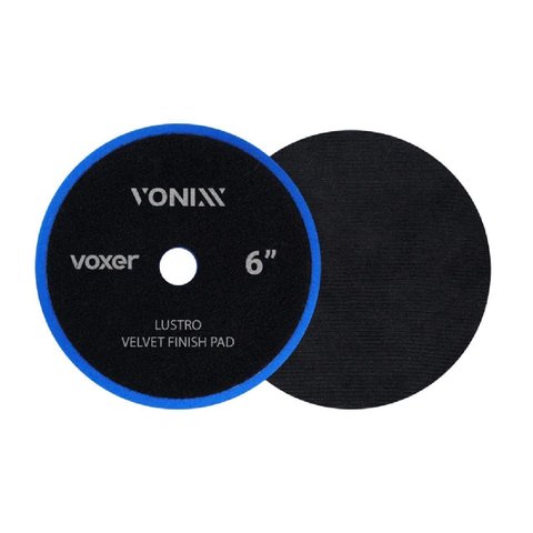 Boina de Lustro Veludo Voxer Preta 6 Pol - Polimento Automotivo