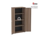 Ver mais imagens de Armário Alto para Escritório com 2 Portas Pivotantes P25 Marrom/Walnut
