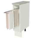 Ver imagem 3 de Balcão Porta-Pano Madesa para Cozinhas Glamy, Agata e Stella 20 cm (Com Tampo) Branco