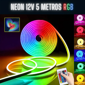 Fita Neon Inteligente Magik 24v 10w Rgb 5mts Ip65 Gaya