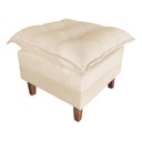 Ver imagem 4 de Poltrona de Amamentação Reclinável Sofá Cama com Puff Bege Bz Decor