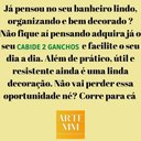 Ver imagem 7 de Cabide 2 Ganchos Rosas de Ferro - Suporte Duplo:verde