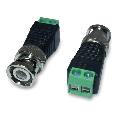 20 Peças Conector Bnc Macho Borne de Parafuso