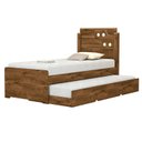 Ver imagem 2 de Bicama Infantil Solteiro Luiza com Cama Auxiliar:Malbec