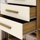 Ver imagem 7 de Guarda Roupas Taurus Imperial 6 Portas 3 Gavetas - com Chave para Quarto de Casal:nature Champanhe