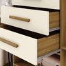 Guarda Roupas Taurus Imperial 6 Portas 3 Gavetas - com Chave para Quarto de Casal:nature Champanhe - 7
