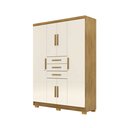 Ver imagem 5 de Guarda Roupas Taurus Imperial 6 Portas 3 Gavetas - com Chave para Quarto de Casal:nature Champanhe