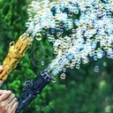 Ver imagem 3 de Máquina Elétrica Tiktok Lança Bolhas Preto