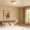 Ver imagem 2 de Luminária de Teto Plafon Redondo Sobrepor Ø39 Led Multicor 3 em 1 Bivolt 25w Moderno