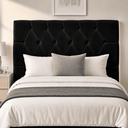Ver imagem 3 de Cabeceira Casal Queen de Cama Box Estofada Eliana 160 cm Veludo