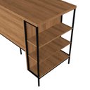 Ver imagem 7 de Mesa Bancada Cozinha 131cm C/ Armário 2 Portas e Prateleiras Cor:mel com Arenas