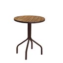 Ver imagem 5 de Conjunto Dinamarca 3 Banquetas 1 Mesa 60cm Bm Tubulares Conhaque/pathernon Caramelo
