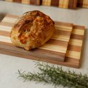 Ver imagem 3 de Tábua de Frios Carne para Cozinhar Decorar 35x24x1,4cm Cortar Legumes Madeira Reflorestamento
