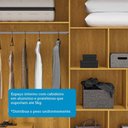 Ver imagem 7 de Guarda-roupa Casal Athena 2 Portas 3 Gavetas com Espelho 100% Mdf Flex Cinamomo/off White - Acp Móve