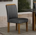 Ver imagem 1 de Cadeira para Mesa de Jantar 2 Unidades Jade Mdf - Leifer