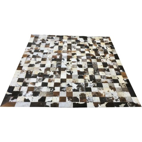 Tapete de Couro Marrom Malhado Escuro 2,00x2,20 C/B Peça 10