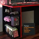 Ver imagem 6 de Mesa para Computador Gamer Madesa 9409 - Preto/vermelho