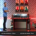 Ver imagem 7 de Mesa para Computador Gamer Madesa 9409 - Preto/vermelho