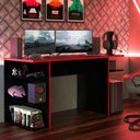 Ver imagem 1 de Mesa para Computador Gamer Madesa 9409 - Preto/vermelho