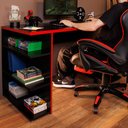 Ver mais imagens de Mesa para Computador Gamer Madesa 9409 - Preto/vermelho