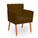 Ver imagem 4 de Kit 2 Poltrona Cadeira para Sala Confortável e Reforçada Carol Suede