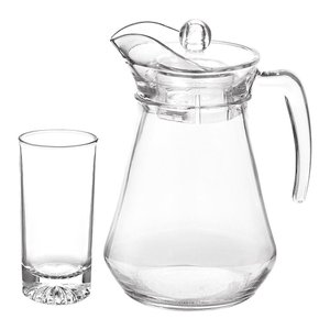 Jogo de Copos e Jarra Acasa Flora com 7 Peças Ref.: Wps391