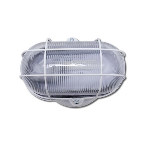 Arandela Tartaruga Luminária Branca Parede E27 60W Bivolt Interna Externa