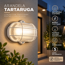 Ver imagem 2 de Arandela Tartaruga Luminária Branca Parede E27 60W Bivolt Interna Externa