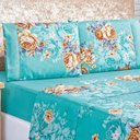 Ver imagem 1 de Jogo de Cama Estampado Micropercal 200 Fios Naturale Solteiro 03 Peças - Jasmine