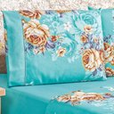 Ver imagem 2 de Jogo de Cama Estampado Micropercal 200 Fios Naturale Solteiro 03 Peças - Jasmine