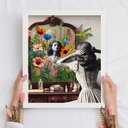 Ver imagem 2 de Quadro Decorativo Penteadeira Vintage 24x18cm:moldura Branca