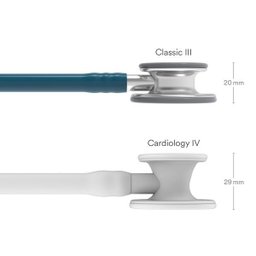 Estetoscopio 3m Littmann Classic Iii 5623 Azul Caribe com Inox Escovado - 5