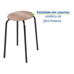 Conjunto Mesa Dobrável com 4 Banquetas Cozinha Apartamento Churrasqueira Kitnet Compacta - 3