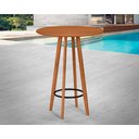 Ver imagem 4 de Conjunto Bistro e 2 Banquetas Paris Moderna Área de Jardim Premium Resistente Conforto Cor Nature