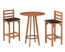 Ver imagem 6 de Conjunto Bistro e 2 Banquetas Paris Moderna Área de Jardim Premium Resistente Conforto Cor Nature