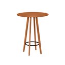 Ver imagem 2 de Conjunto Bistro e 2 Banquetas Paris Moderna Área de Jardim Premium Resistente Conforto Cor Nature