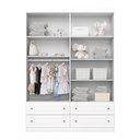 Ver mais imagens de Guarda Roupa Infantil/Juvenil 4 Portas e 4 Gavetas Americano Branco